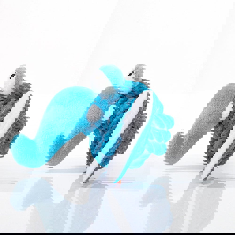 Hundespielzeug Knotentier Elefant, blau, one size