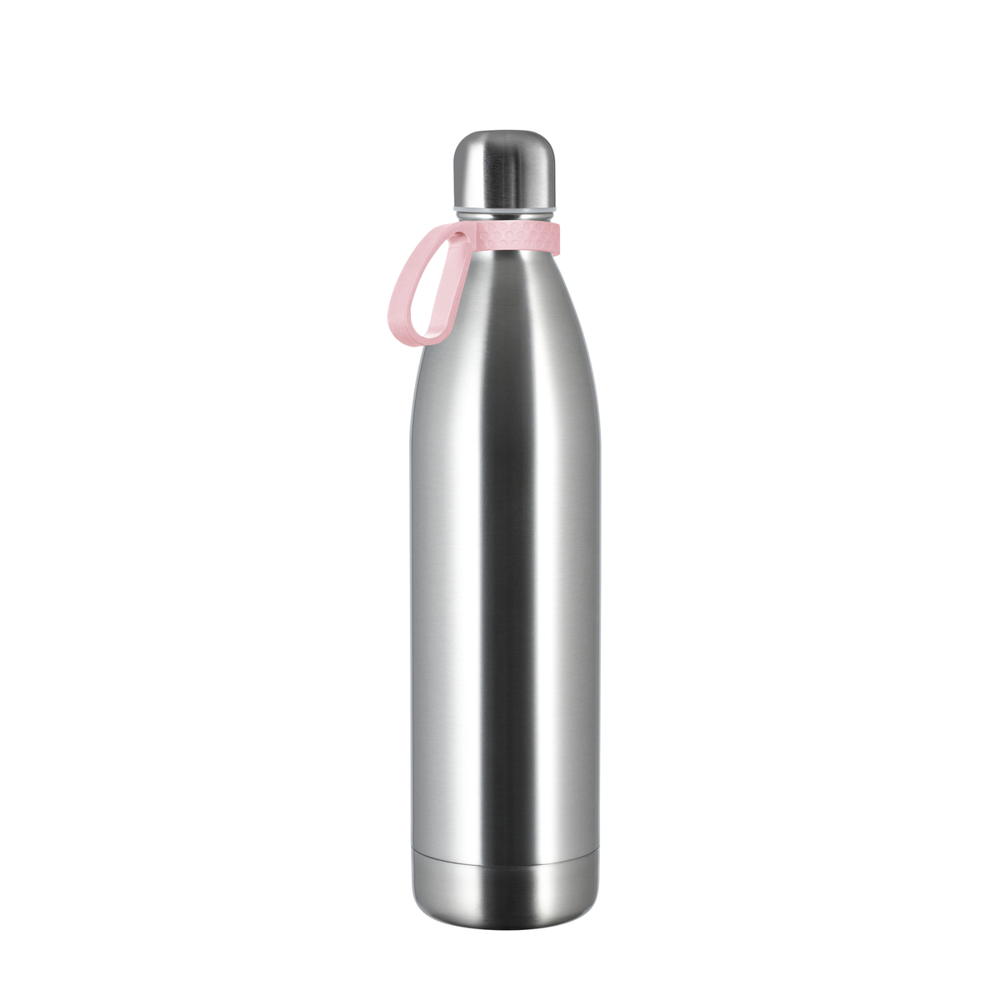 Thermotrinkflasche RETUMBLER-NIZZA XL - silber, hellmagenta, rose