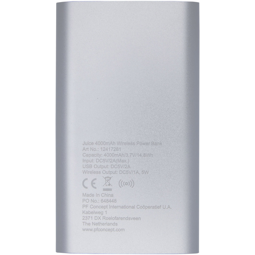Juice 4000 mAh kabellose Powerbank 
