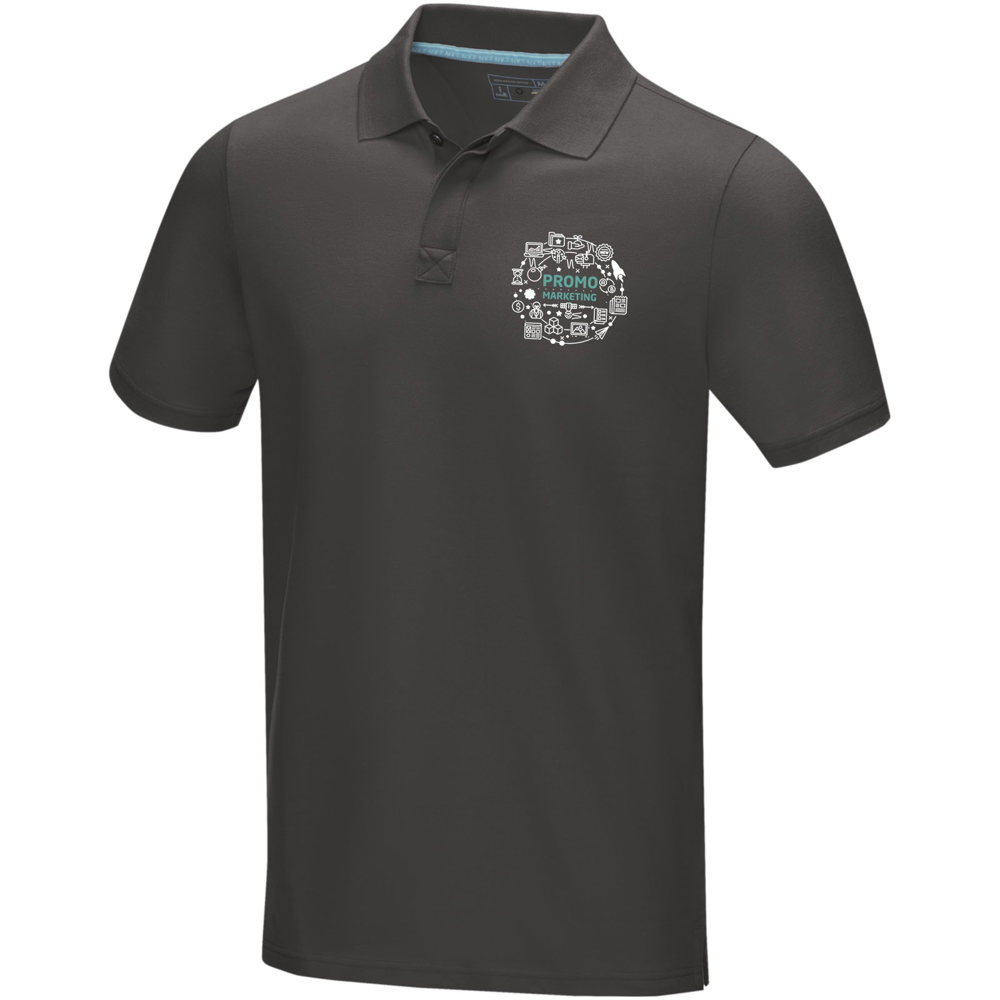 Graphite Poloshirt aus Bio-Baumwolle für Herren