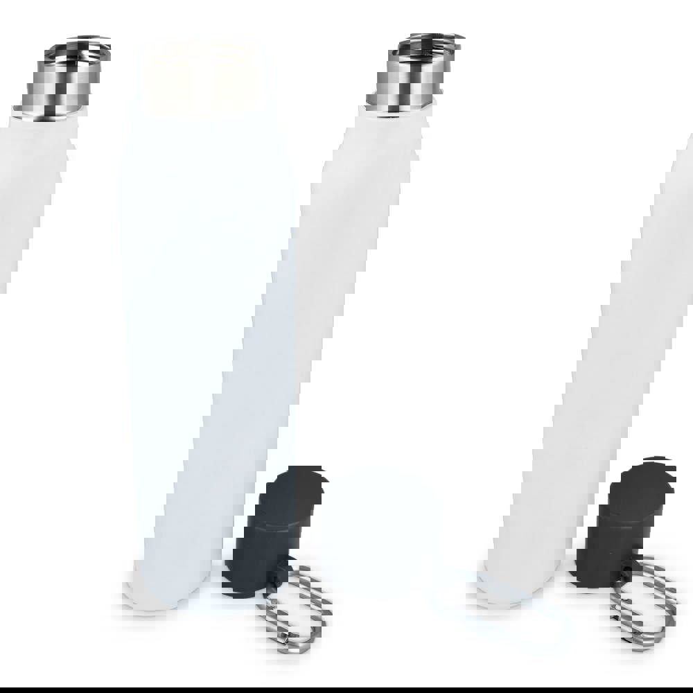 Karabiner mattierte Isolierflasche 600 ml