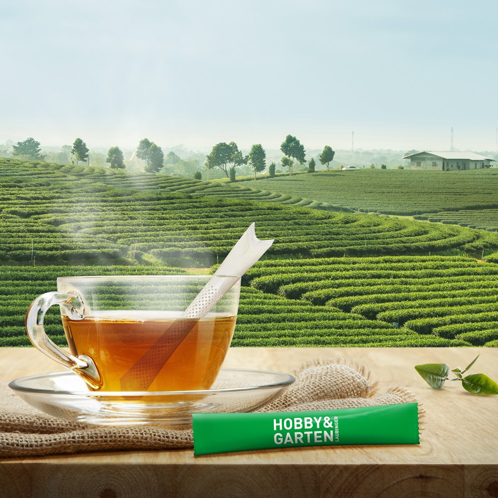 Tea-V-Card Visitenkarte inkl. 1  TeaStick "Individ. Design"