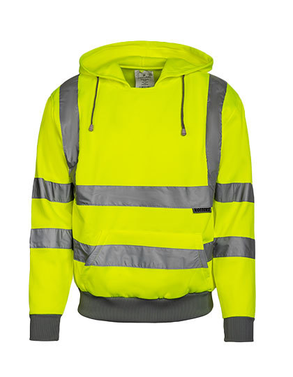 Korntex - Hi-Vis Workwear Hoody Cork - Signal Yellow