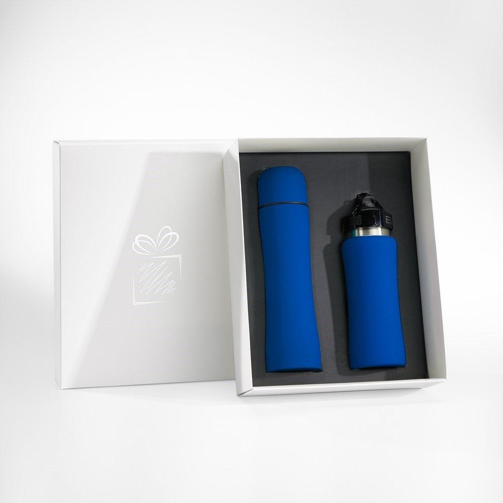 Set: Trinkflasche und Thermosflasche Colorissimo