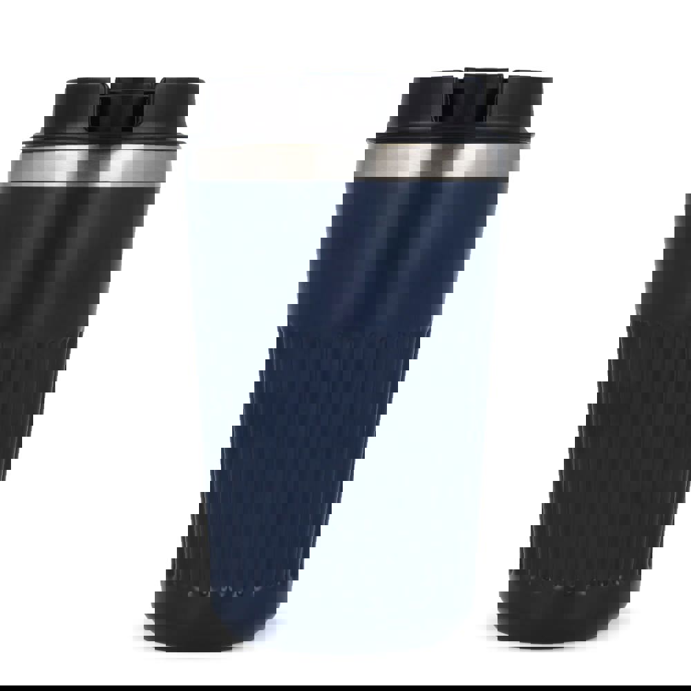 Recycelter Edelstahl-Thermobecher für Kaffee zum Mitnehmen, 400 ml