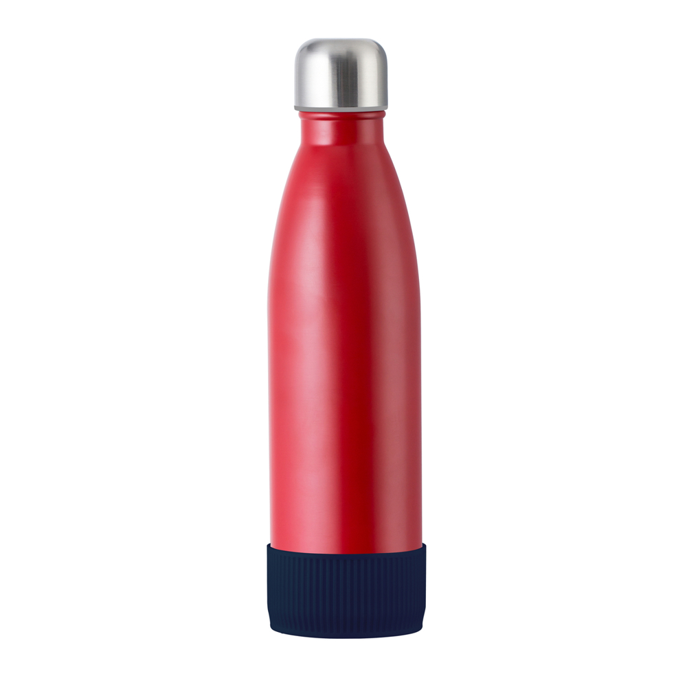 Trinkflasche RETUMBLER-myTOULON - dunkelblau, rot