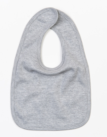 Babybugz - Baby Bib - Heather Grey Melange