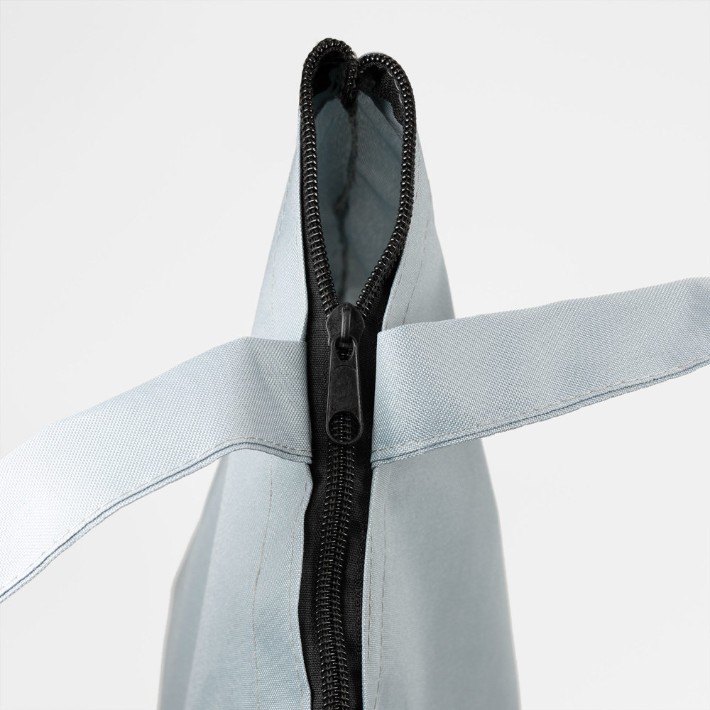 ATLANTA – Tasche aus 300D Polyester mit Reißverschluss und Bodenfalte