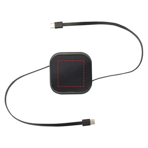 Gloas Aufrollbares 5 in 1 Kabel aus Recyclingmaterial mit Datensynchronisierung und 100 W Schnellladefunktion sowie Smartphon