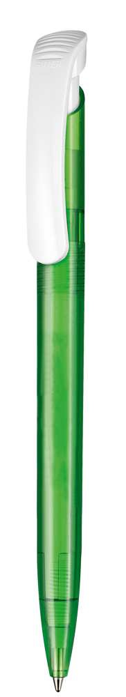 Kugelschreiber CLEAR TRANSPARENT S - gras grün TR.