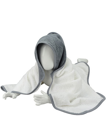 ARTG - Babiezz® Hooded Towel - White, Anthracite Grey, Anthracite Grey
