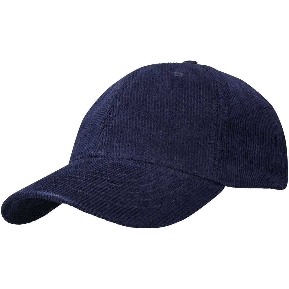 Hutton 280 g/m² Kappe aus recyceltem Cord mit 6 Segmenten - navy