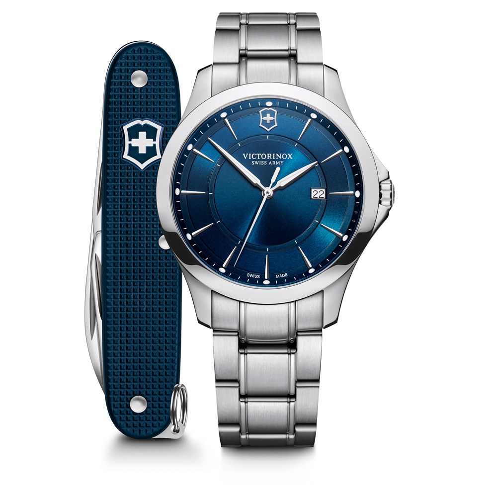 Victorinox Alliance Uhr und Schweizer Taschenmesser im Set