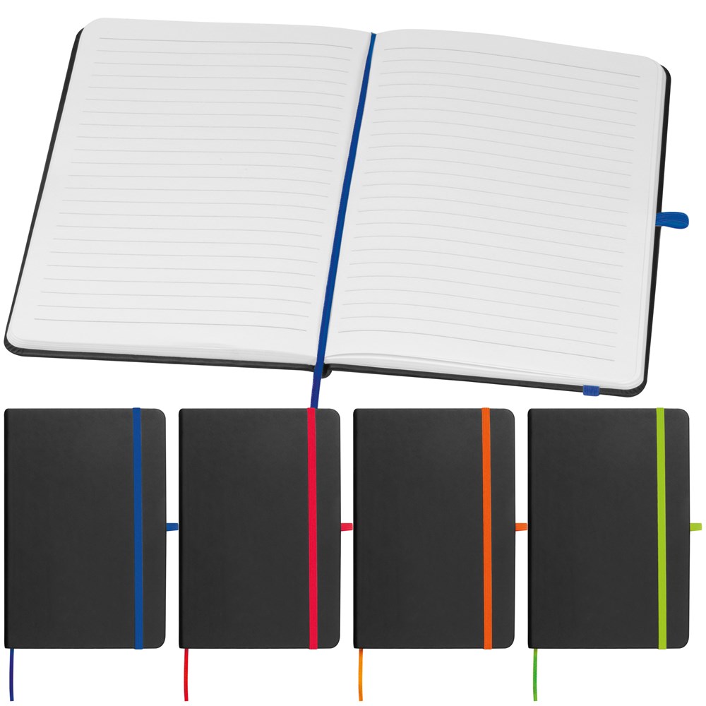 A5 Notizbuch mit farbiger Gravur SILKE