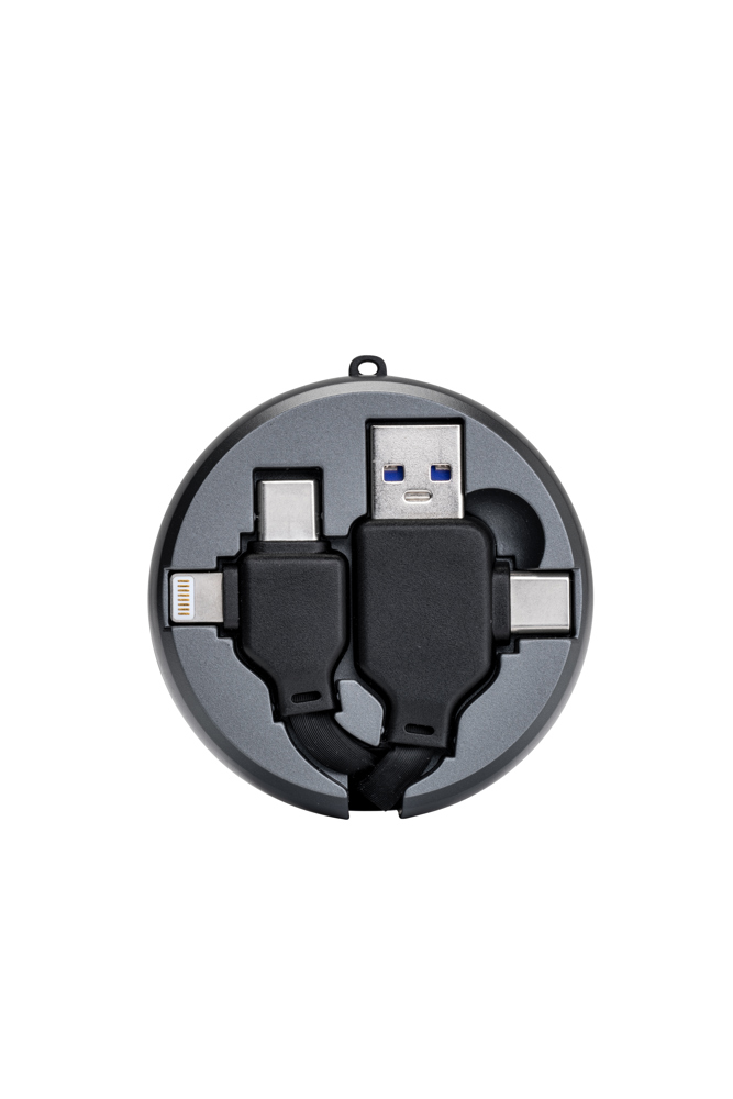 DRUM 2in2 Kabelbox 65W schwarz