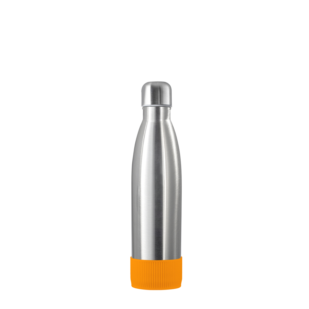 Thermotrinkflasche RETUMBLER-NIZZA - silber, orange