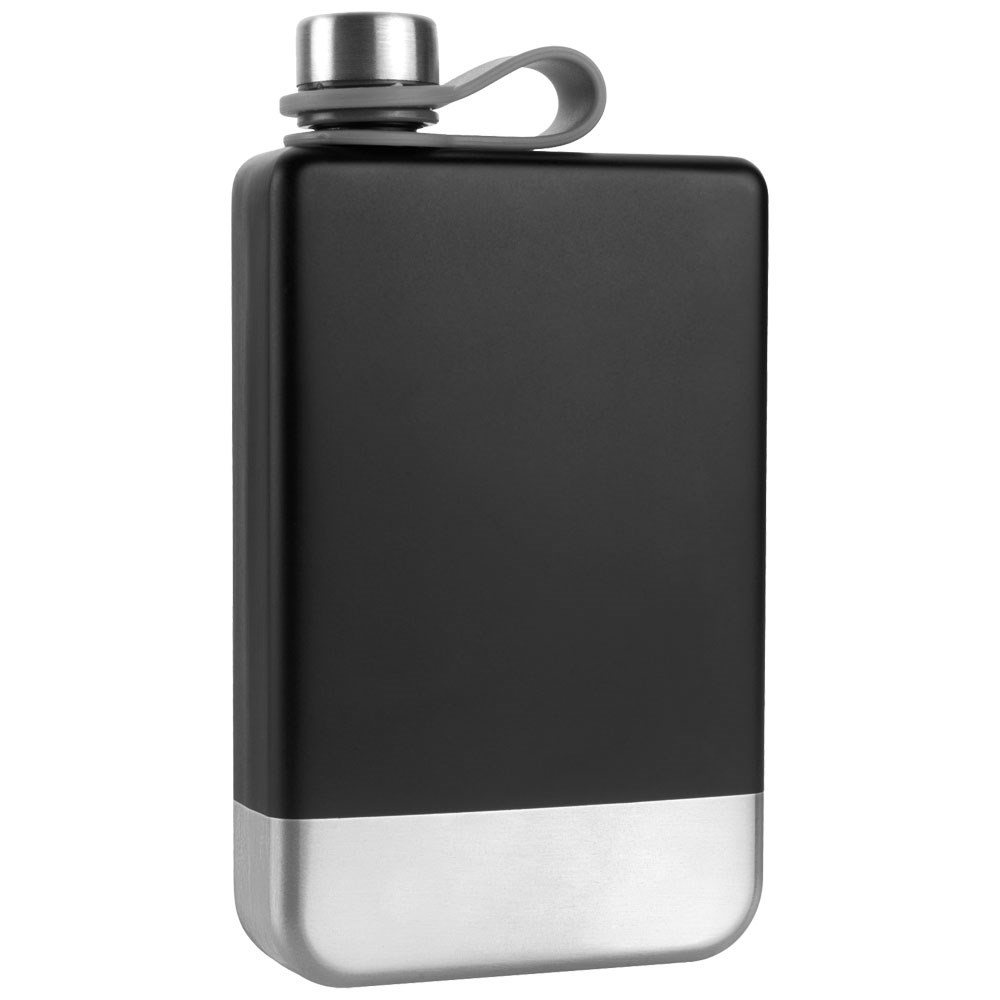 Schwarzwolf outdoor® HALTI Metall-Flachmann 0,266 l