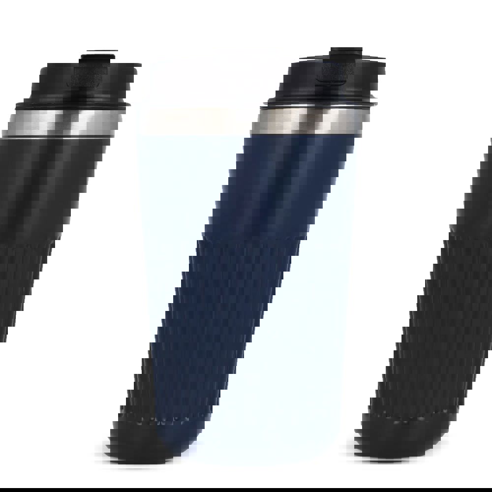 Recycelter Edelstahl-Thermobecher für Kaffee zum Mitnehmen, 400 ml