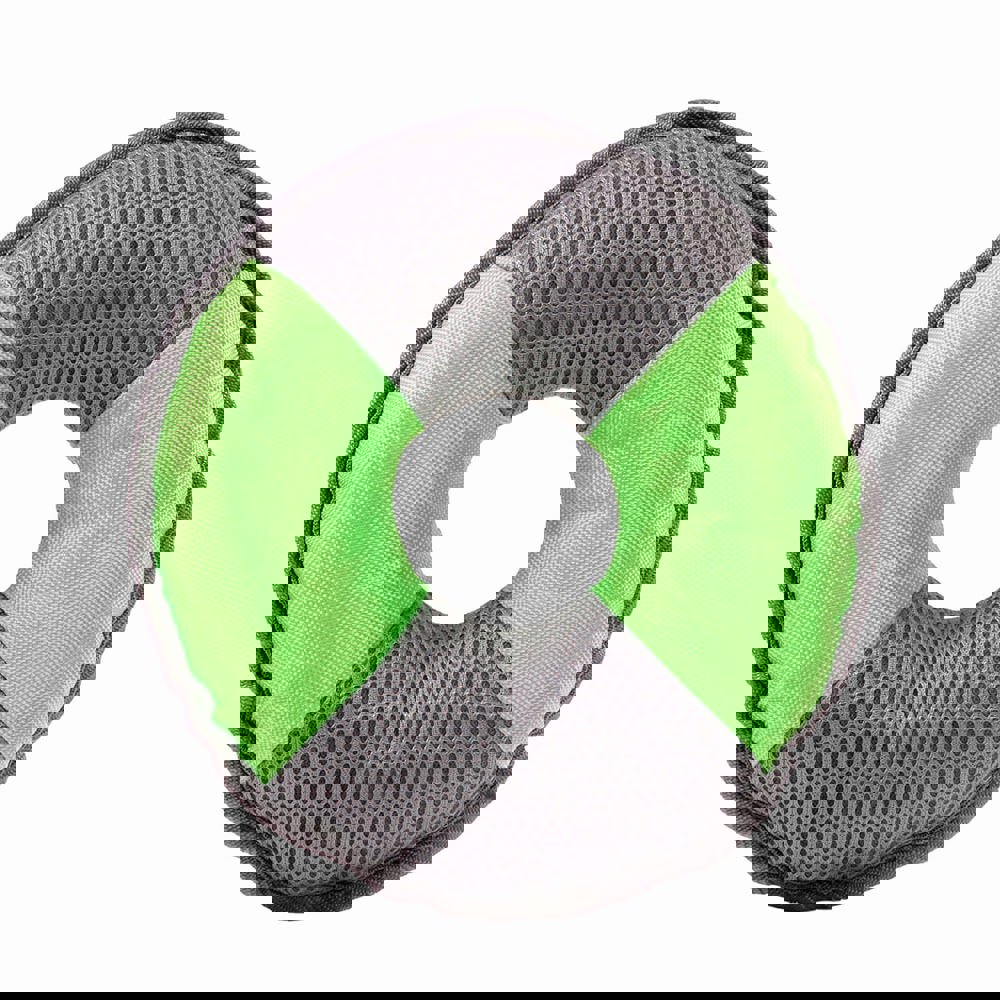 Hundespielzeug Flying Disc - grün/grau