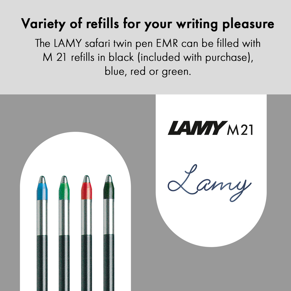 Digital Writing LAMY safari twin pen all black EMR all-black