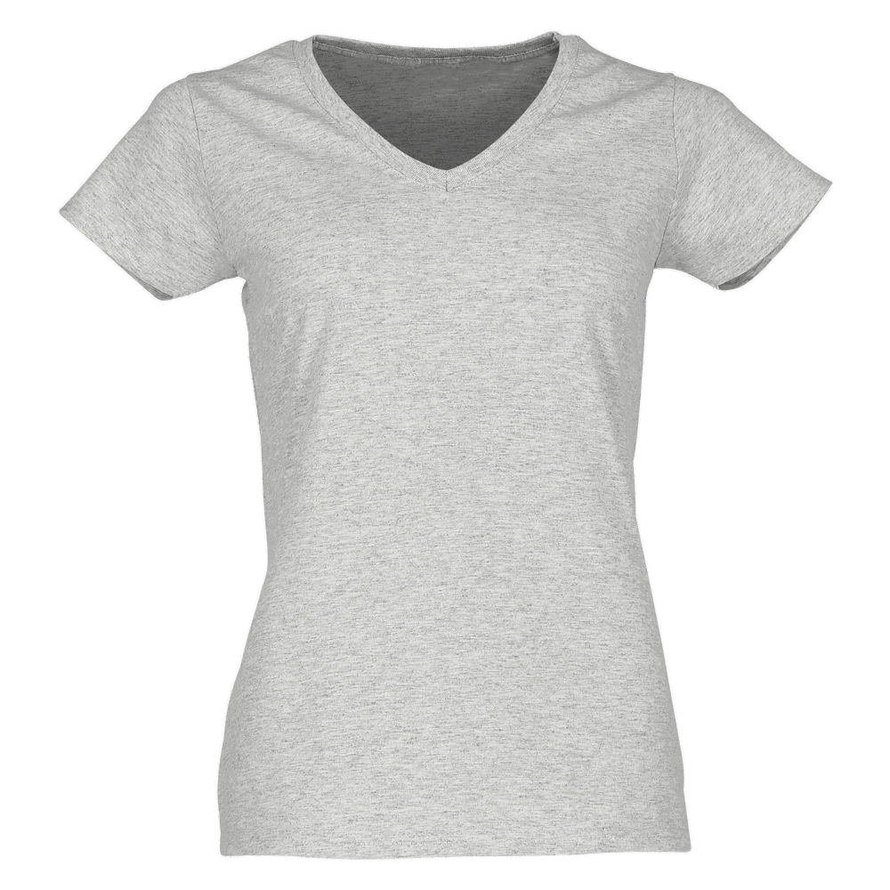 613980 - Ladies Valueweight V-Neck T-Shirt - graumeliert