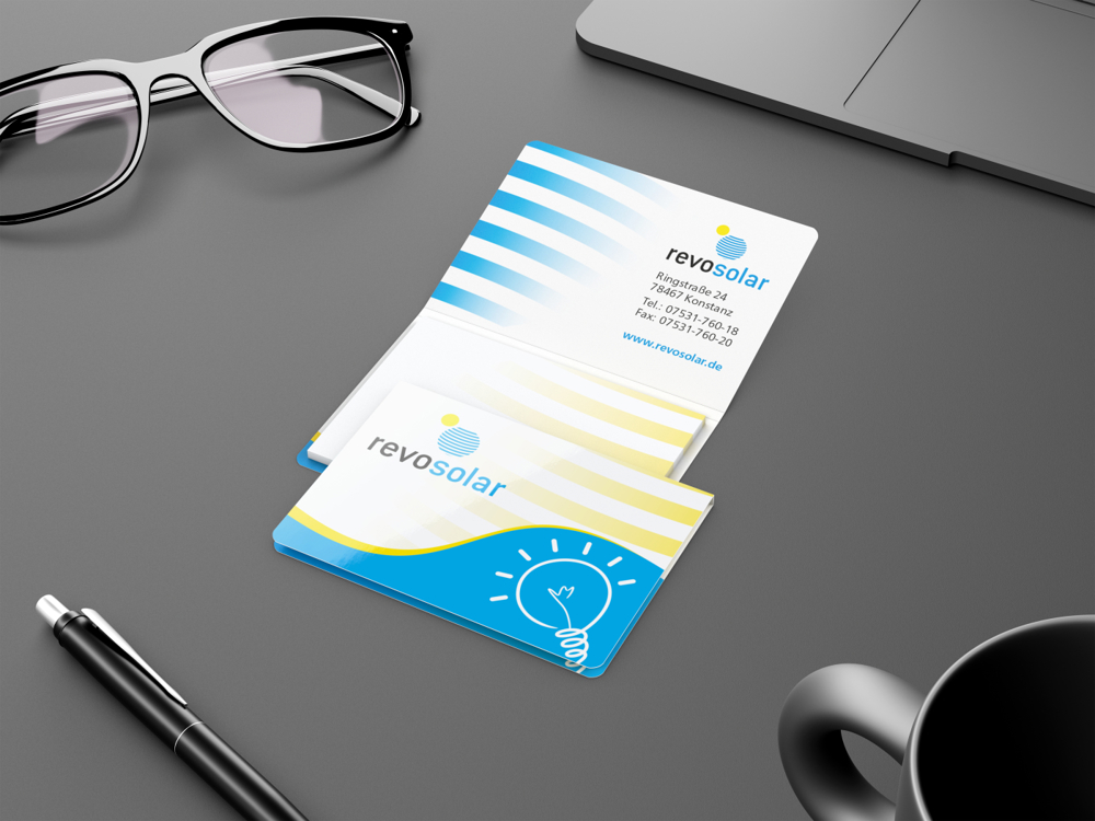 Haftnotizblock Memo-Card, Individuell, glänzend