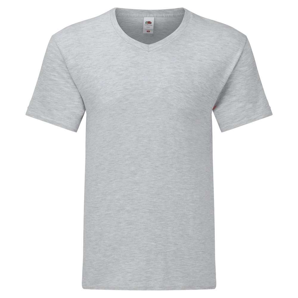 614420 - Iconic 150 V-Neck T-Shirt - graumeliert