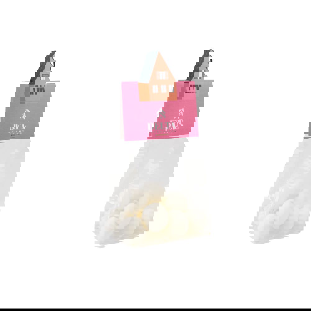 Blockbeutel mit Headerkarte in Ihrer eigenen Form und 50 Gramm Süßigkeiten