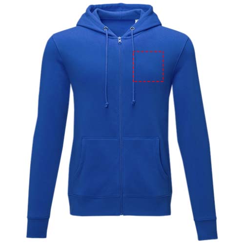 Charon 240 g/m² Herren Kapuzenpullover mit Reißverschluss
