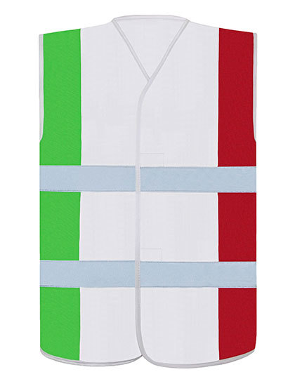 Korntex - National Safety Vest - Green, White, Red
