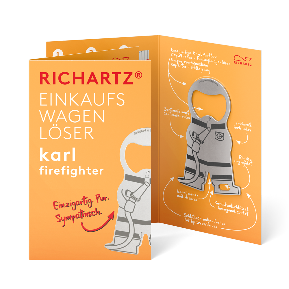RICHARTZ® EINKAUFSWAGENLÖSER karl firefighter