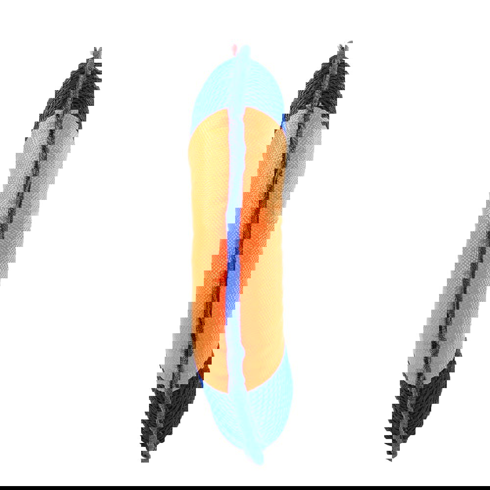 Hundespielzeug Flying Disc, orange/blau, M