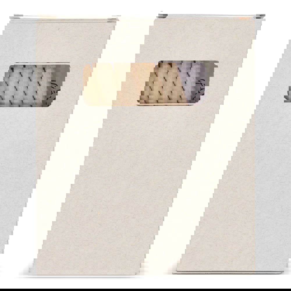 8-teiliges Malset in einer Schachtel aus recyceltem Milchkarton