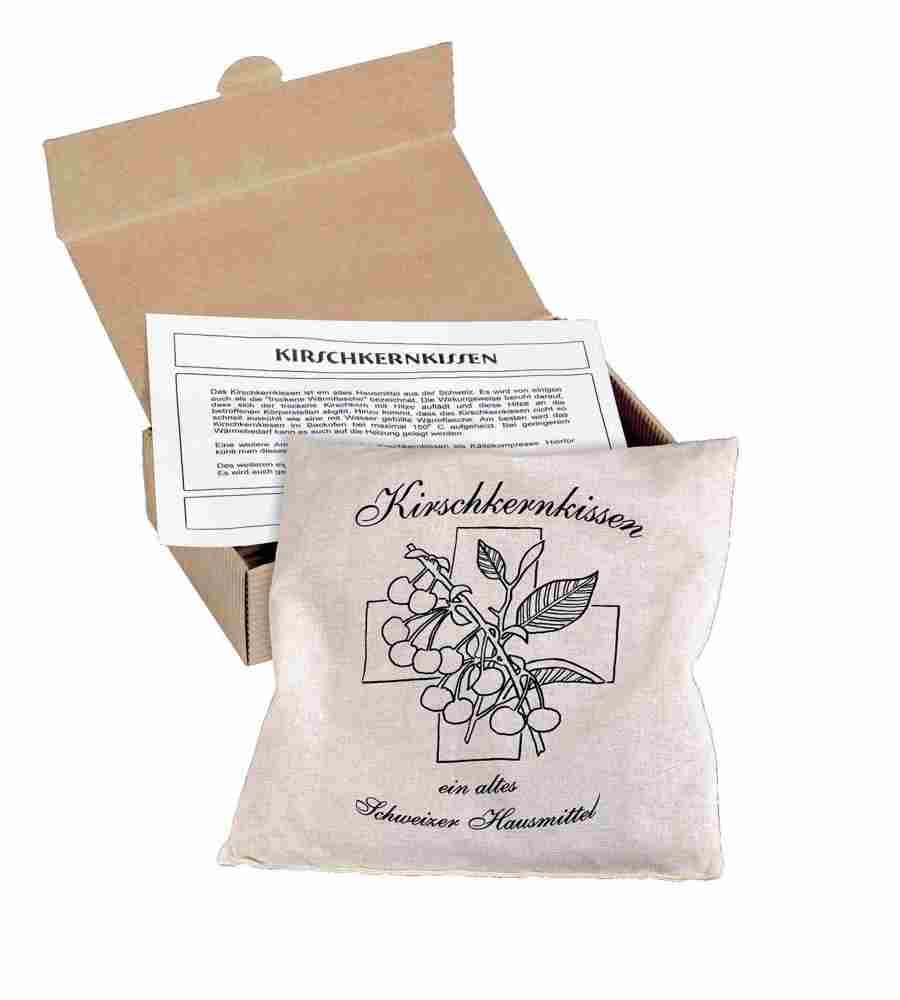 Kirschkernkissen, 240x240 mm, im Präsentkarton, inkl. Digitaldruck 1-4/0 c