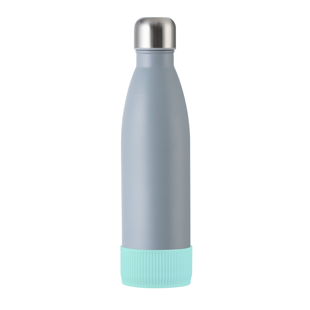 Trinkflasche RETUMBLER-myTOULON - hellblau, grau