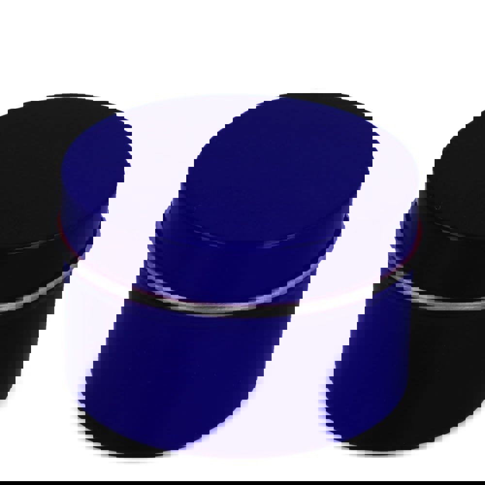 Dhyana-Duftkerze auf Pflanzenbasis in recycelter Dose - Blau