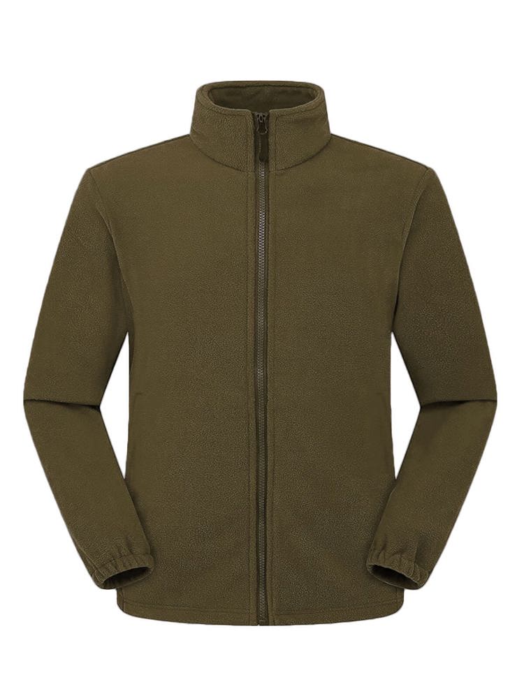 BS Peak Fleecejacke mit durchgehendem Reißverschluss, 290 gr/m² - Military (PMS 7771C)