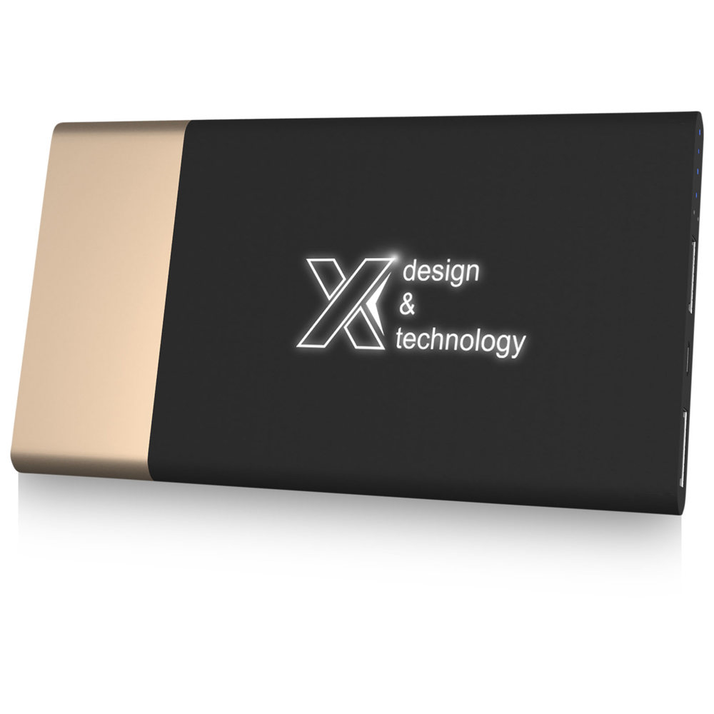 SCX.design P20 5000 mAh Powerbank mit Leuchtlogo