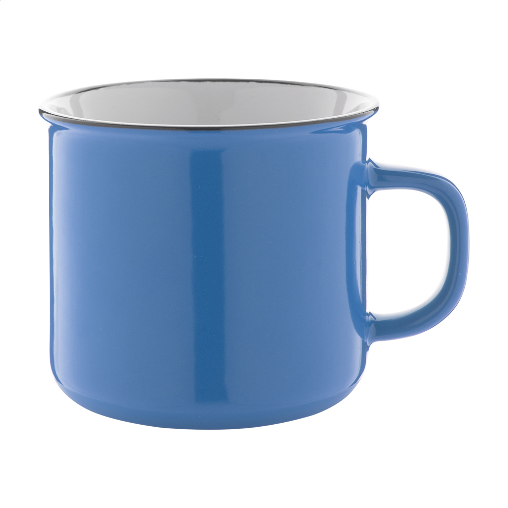 Woodstock - Tasse - hellblau/weiß