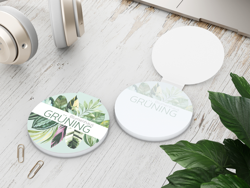 Haftnotizblock Cover Form, Kreis