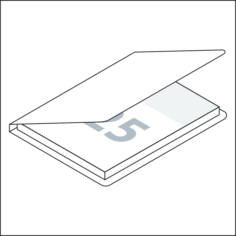 Haftnotizblock Memo-Card RECYCLING