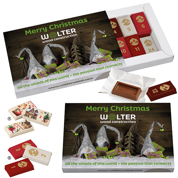 Schoko-Naps-Schuber-Adventskalender INDIVIDUELL