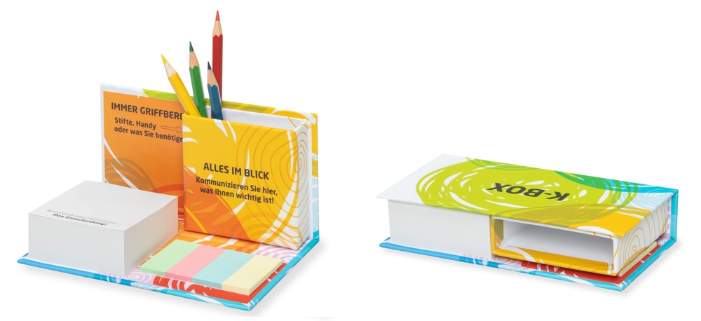 K-BOX - Notizzettel, Index + Stiftebox ECO