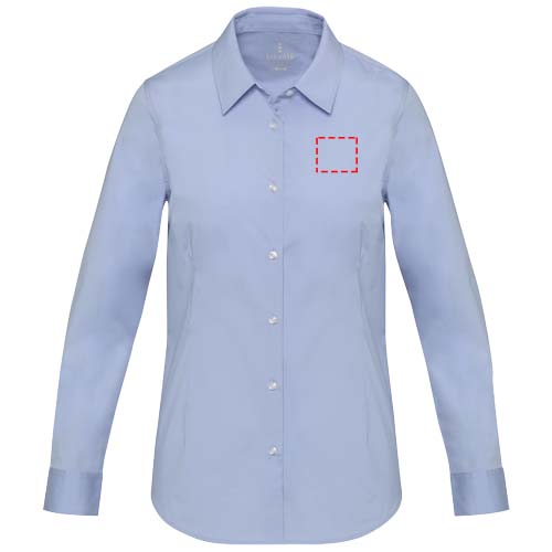 Carnelian Popeline Bluse