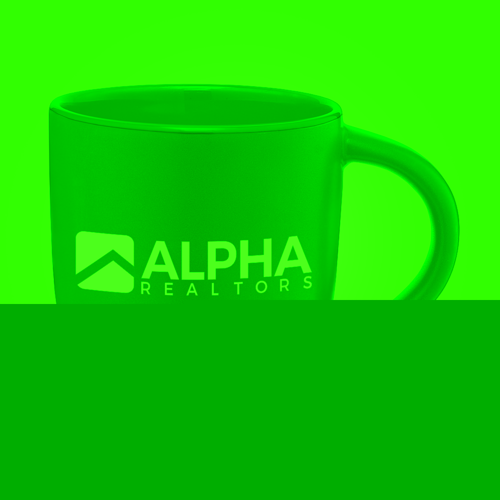 Zanzibar - 355 ml Keramiktasse - Mattschwarz mit Farbeffekt im Innenraum