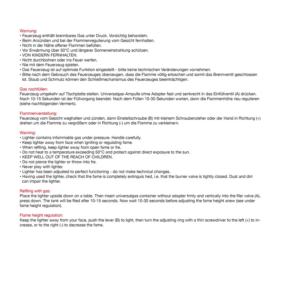 Elektronik Feuerzeug, ergonomisch ANATOL