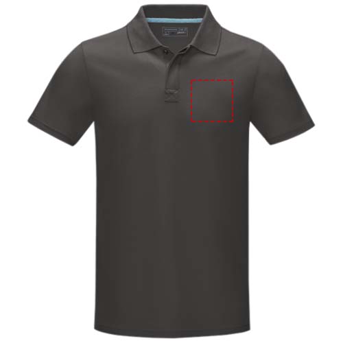 Graphite Poloshirt aus Bio-Baumwolle für Herren