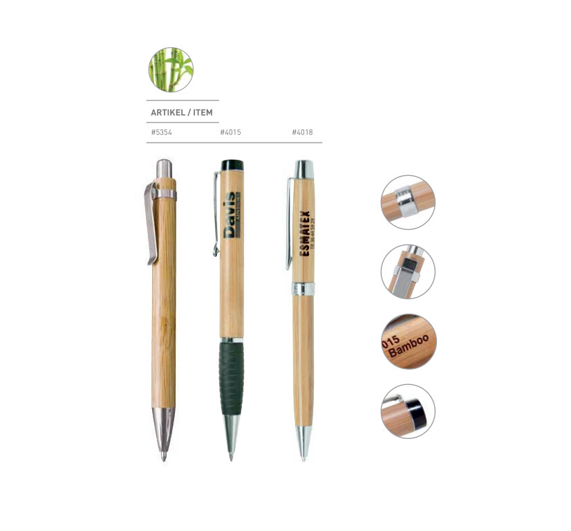 Penko - Kugelschreiber ARTICA Bamboo PL