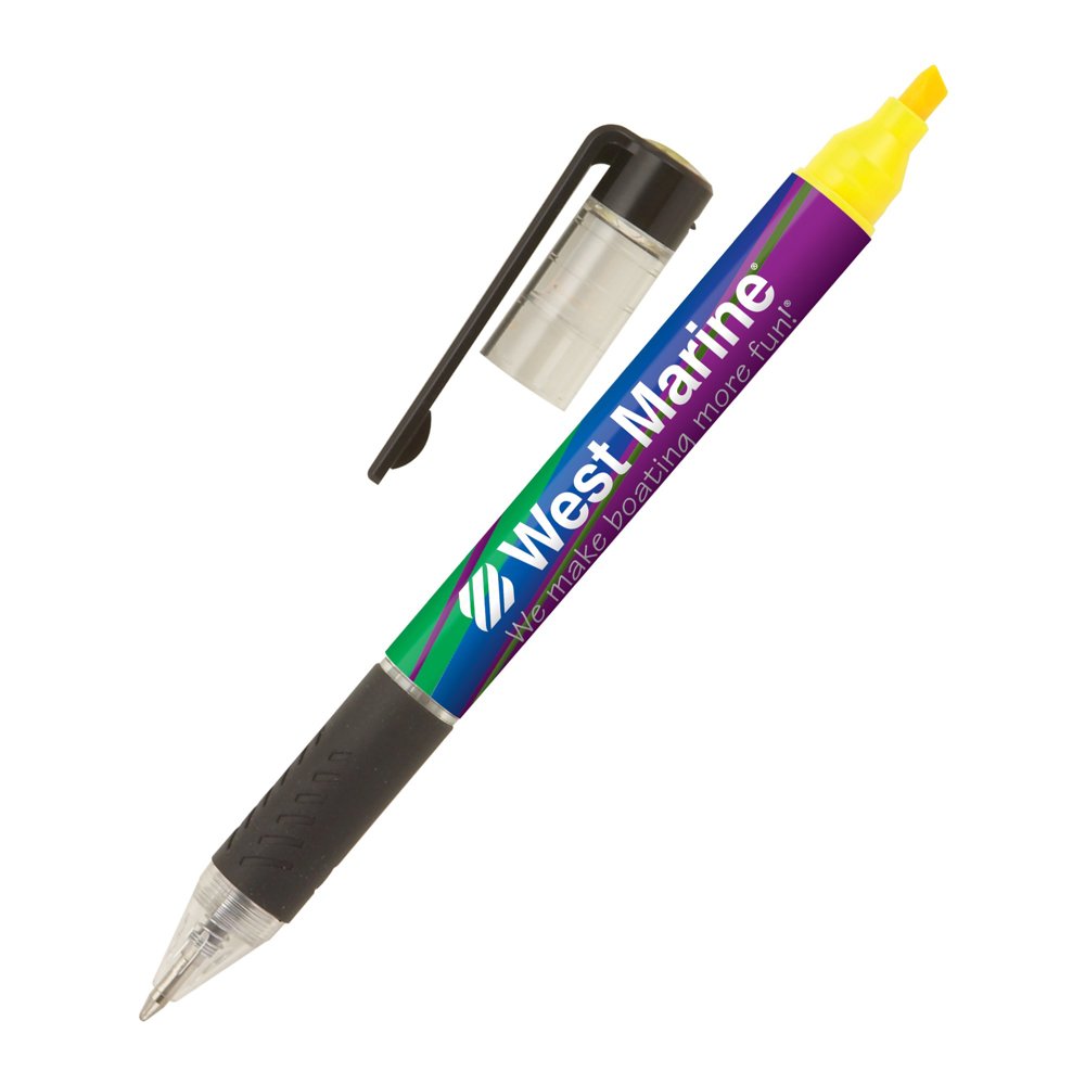 Bergman Kugelschreiber mit Textmarker