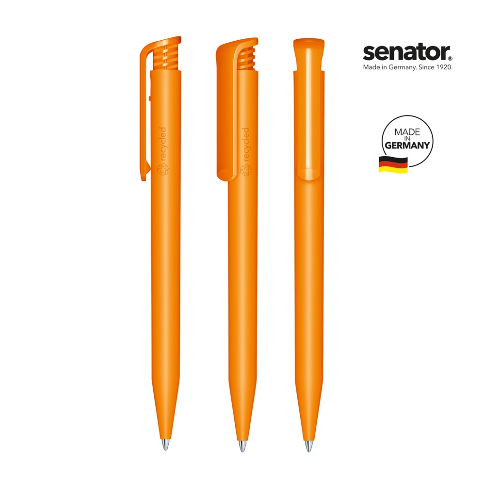 senator® Super Hit Matt Recycled  Druckkugelschreiber - orange 151